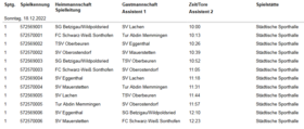 Hallenspielplan Allgäuer 2022